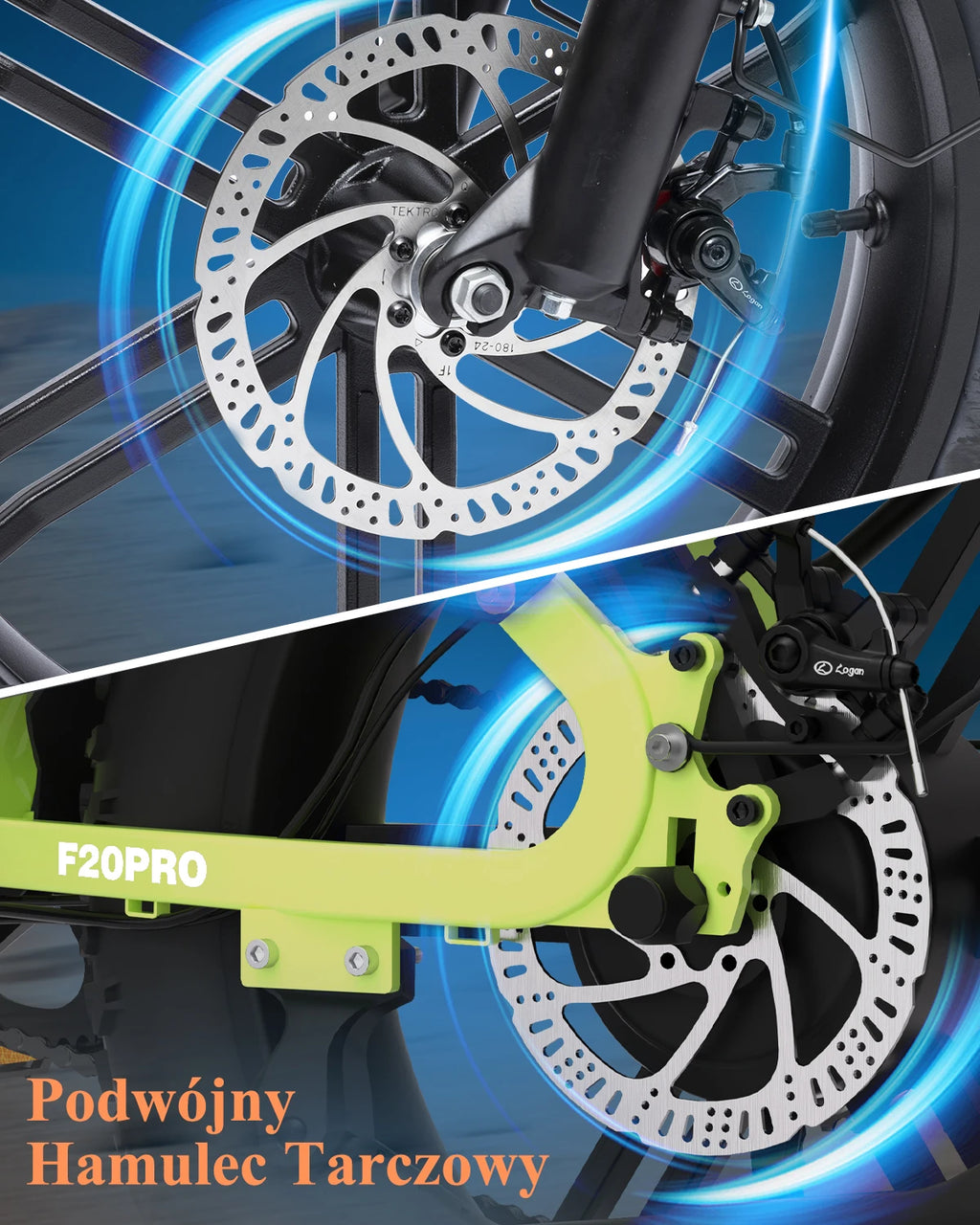 Vélo électrique BODYWEL F20 Pro 20" | 250W | 48V 20Ah