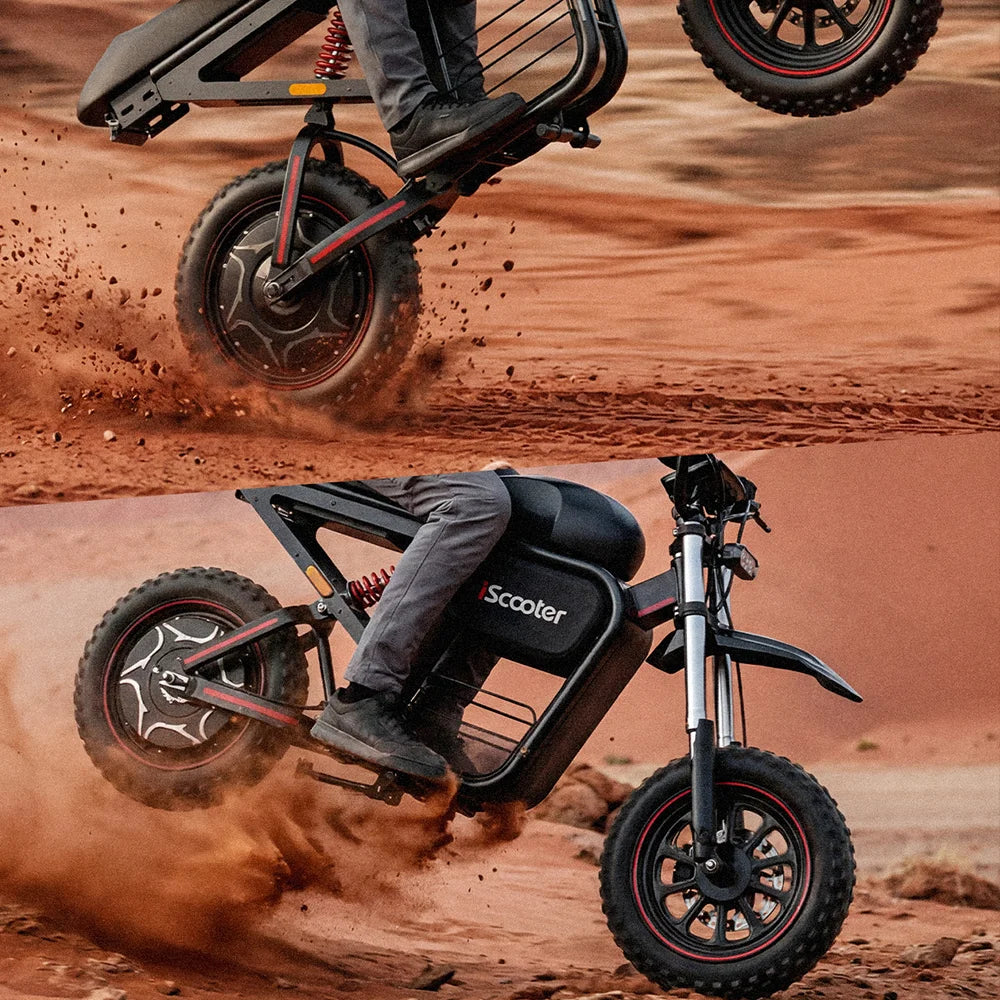 Moto électrique iSCOOTER DX5 MAX 17"  52V 20Ah | Autonomie 100 km