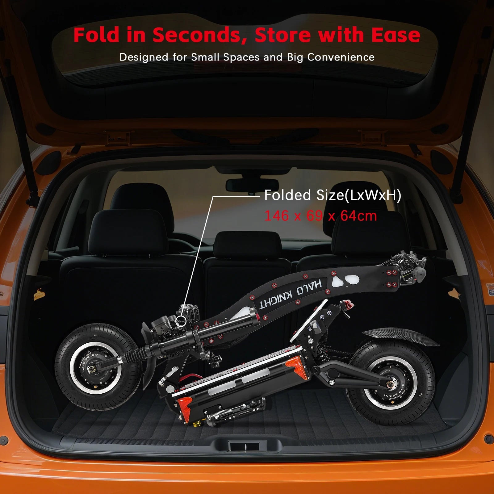 Trottinette Électrique Halo Knight T107 Max  72V 8000W
