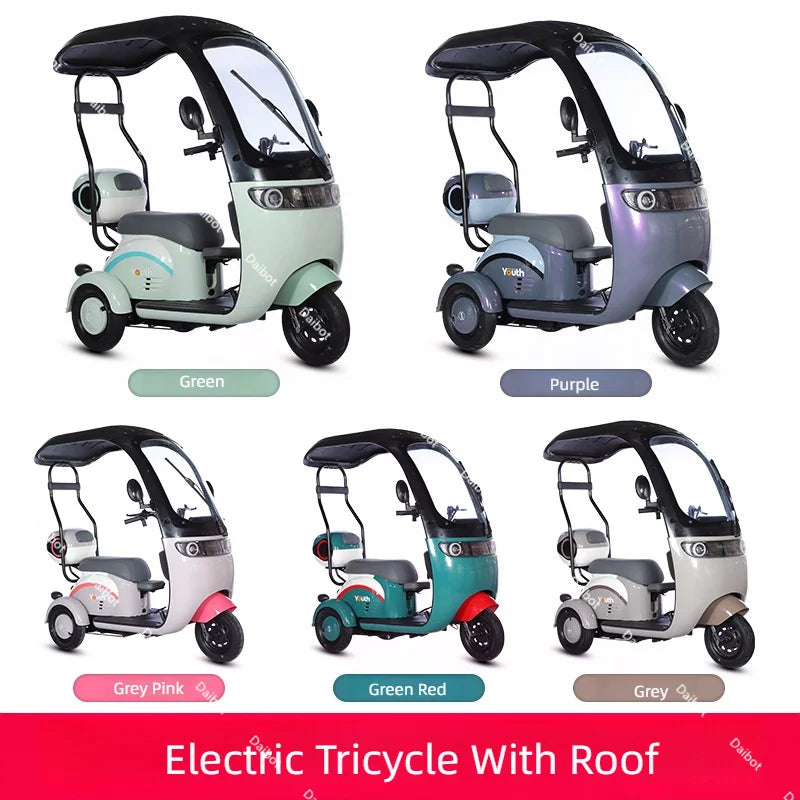 Tricycle Électrique Daibot 1000W | 60V 22Ah