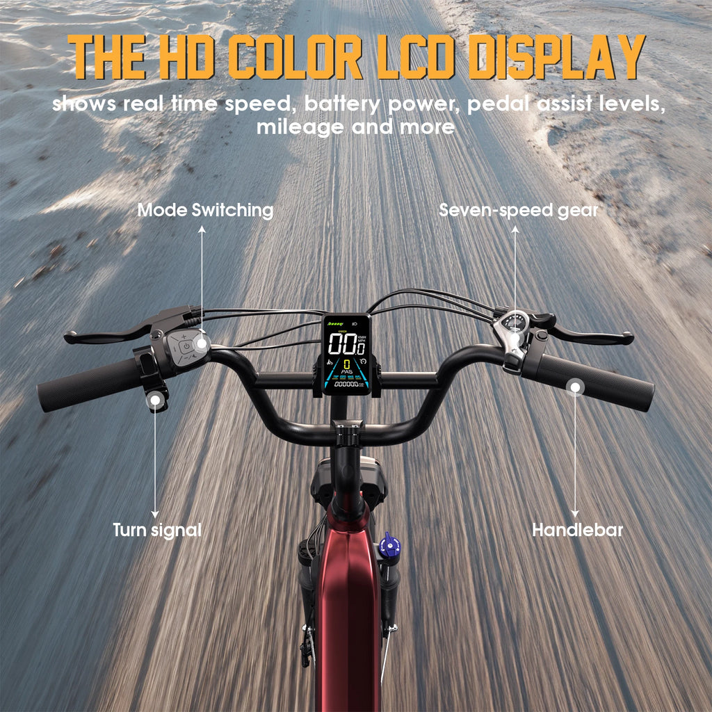 Vélo électrique Cleytro XC20 – 500W | 48V 15,6Ah