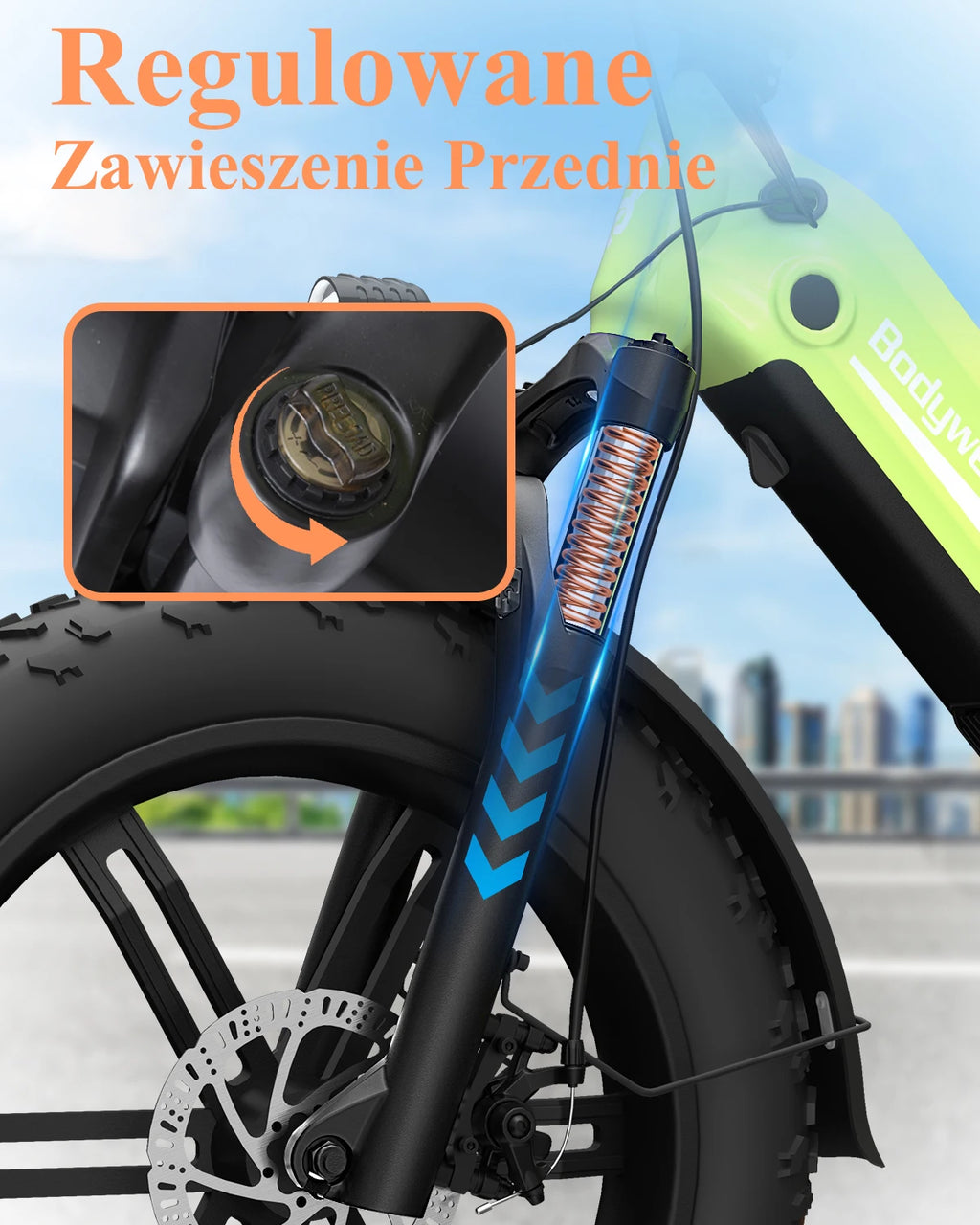 Vélo électrique BODYWEL F20 Pro 20" | 250W | 48V 20Ah