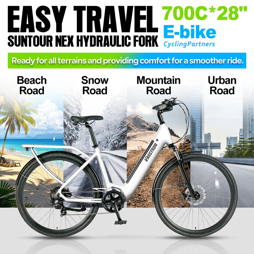 Vélo Électrique Urbain 28" – Moteur 250W