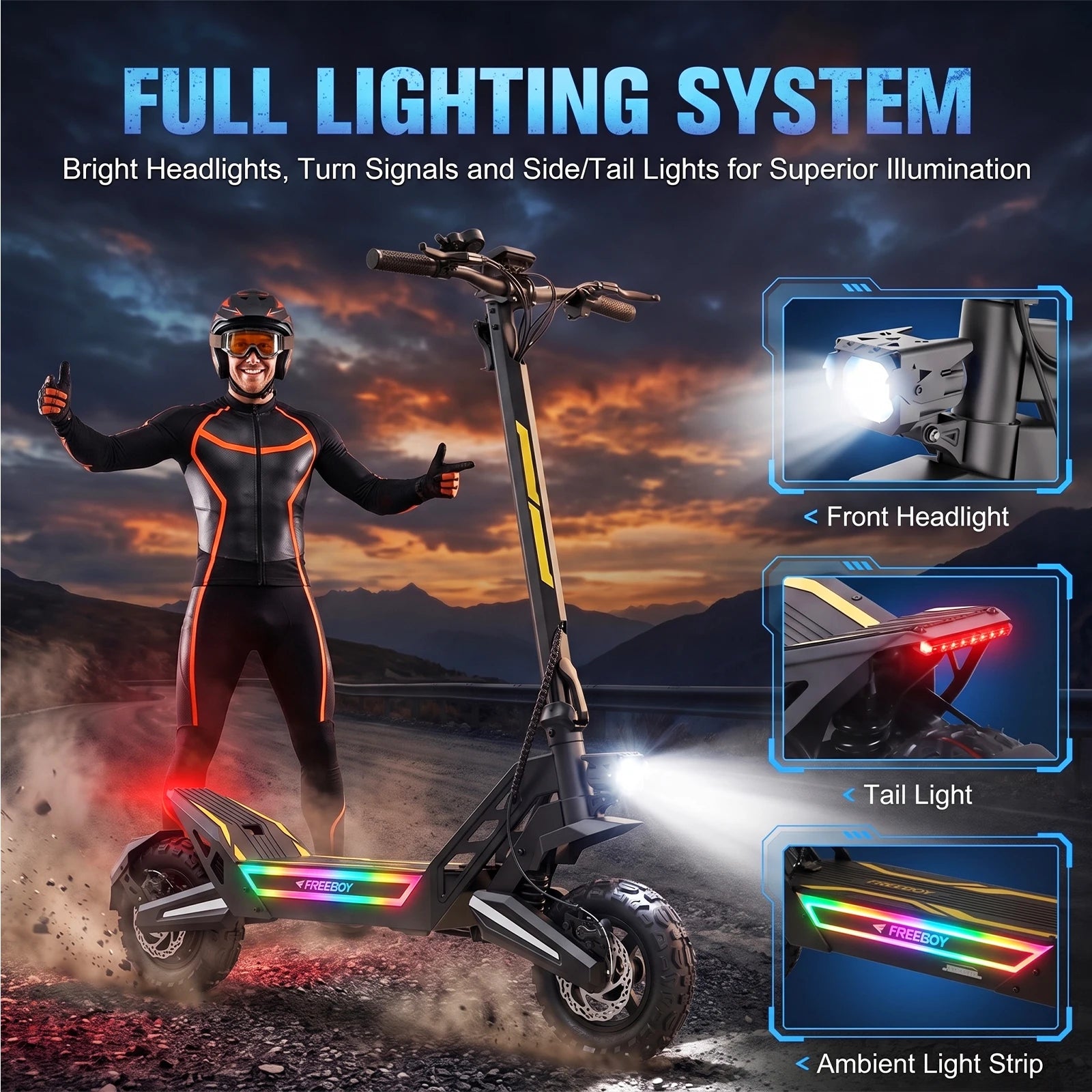 Trottinette électrique FREEBOY J2 Max 11"