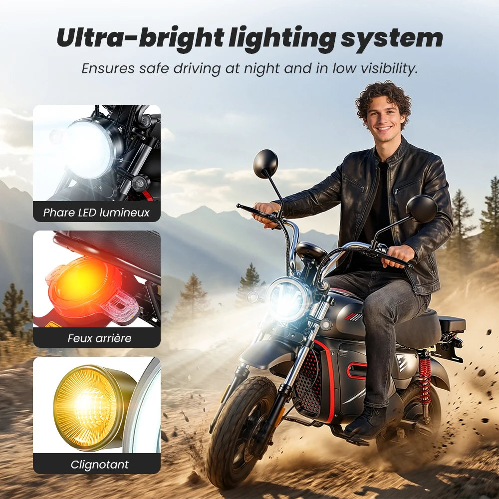 Fast bike  Y18 | 48V 20Ah | 2000W | Tout-Terrain |