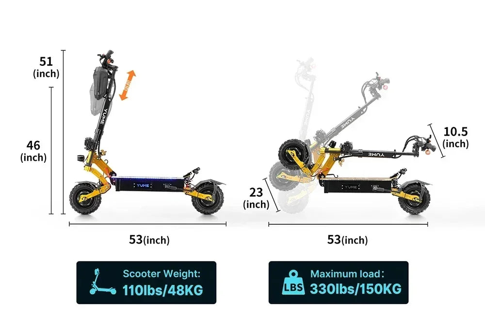Trottinette Électrique YUME X11+ 6000W