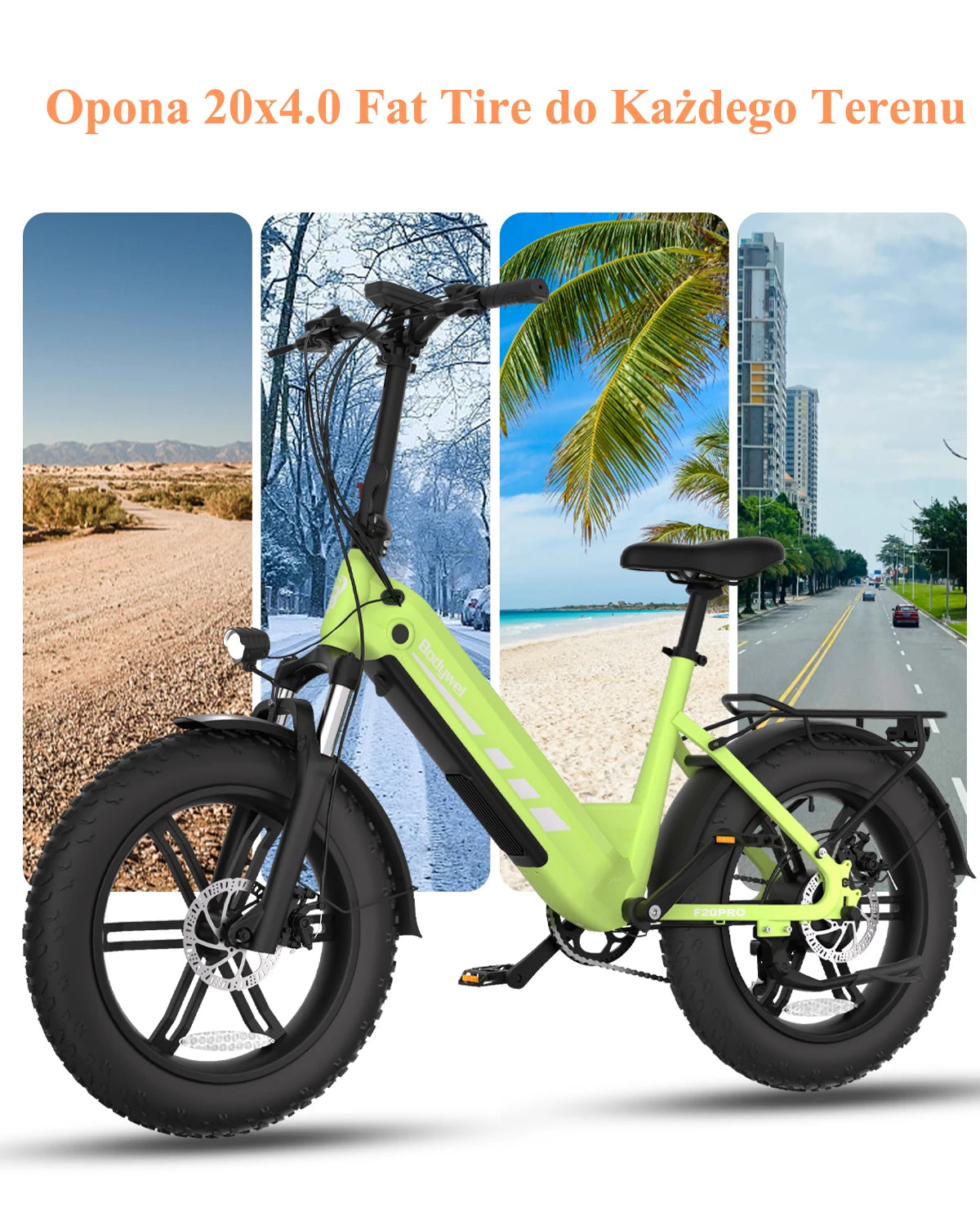 Vélo électrique BODYWEL F20 Pro 20" | 250W | 48V 20Ah