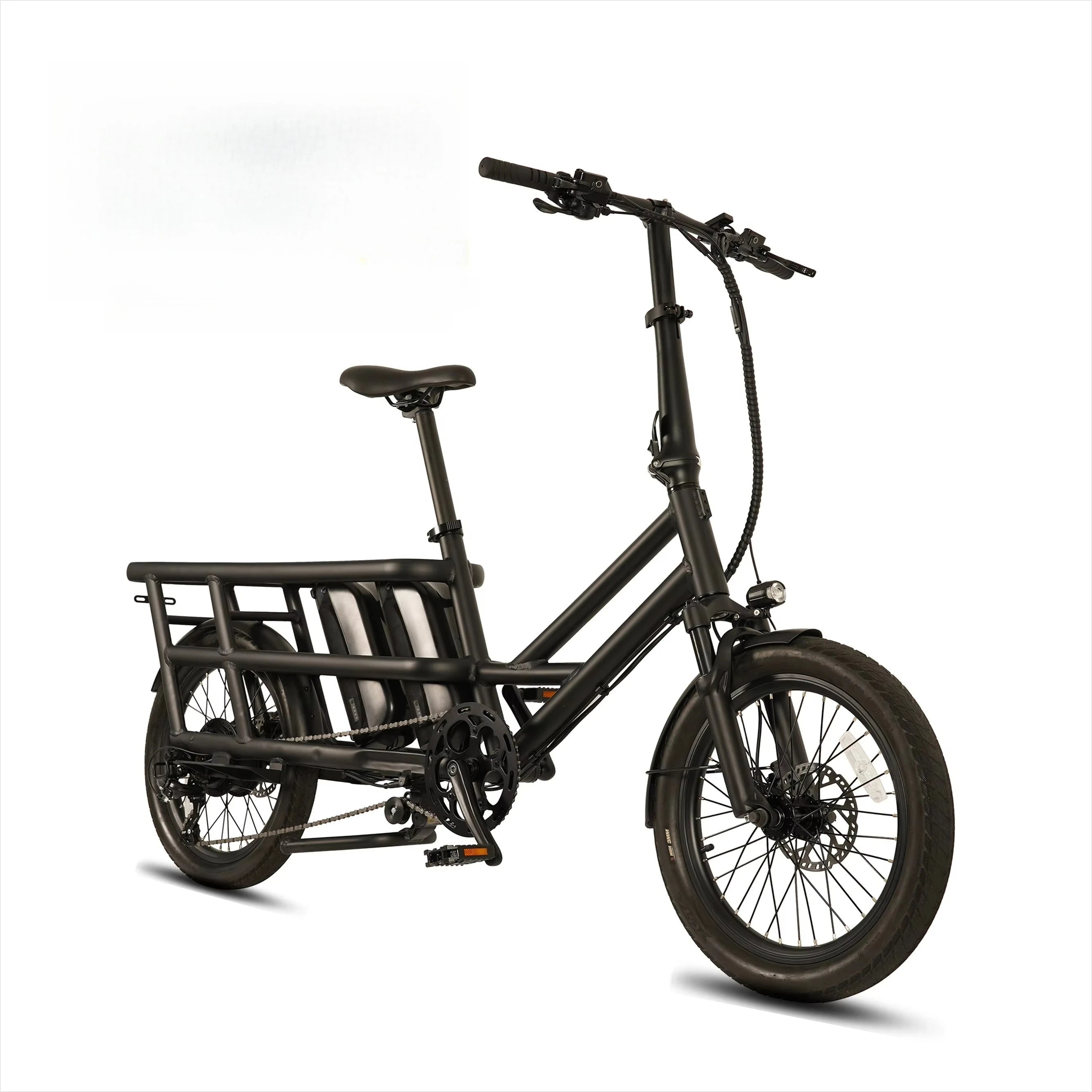 Vélo Électrique Cargo Longue Selle 500W 48V20Ah – 20 Pouces, Multifonctionnel