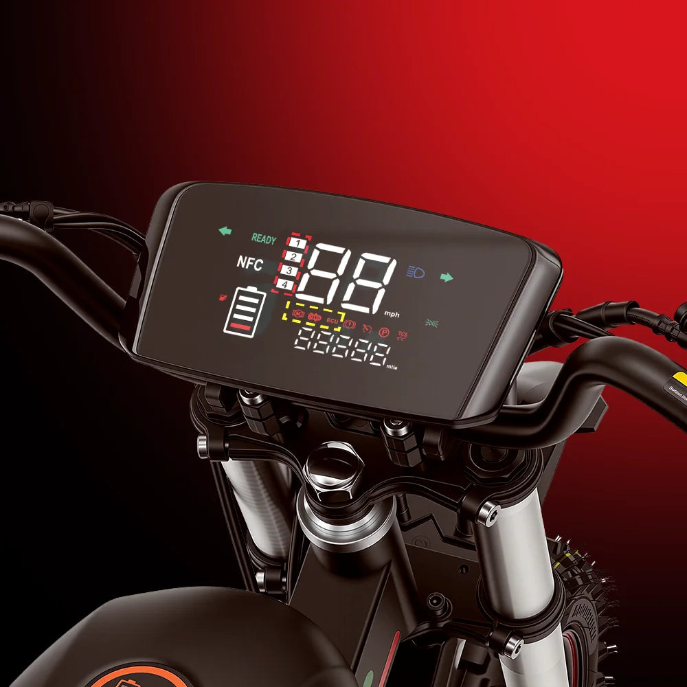 Moto électrique iSCOOTER DX5 MAX 17"  52V 20Ah | Autonomie 100 km