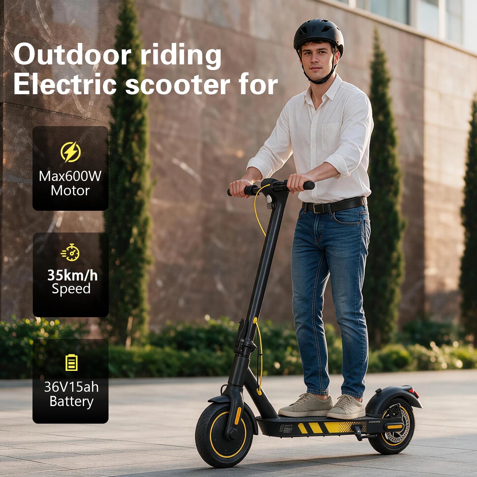 Trottinette électrique FREEBOY J04 | 600W | 48V 15Ah