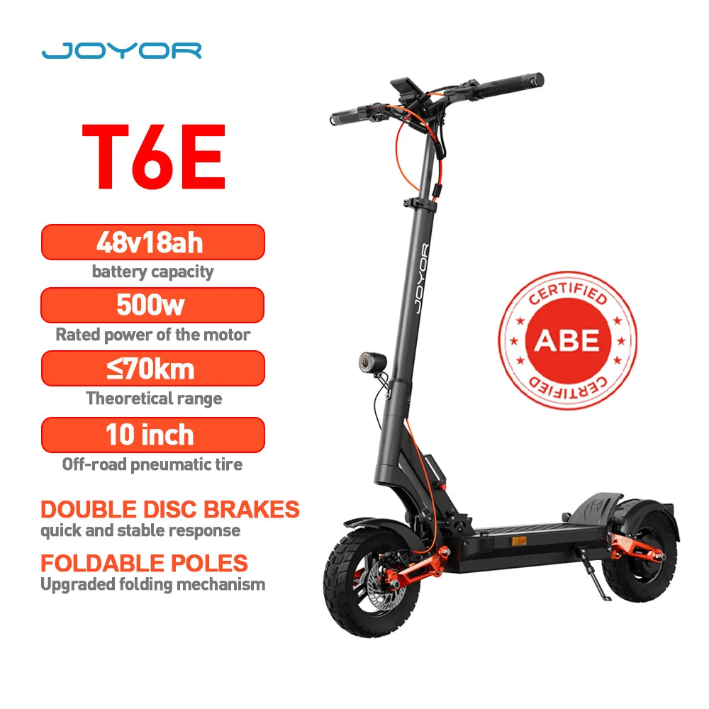 Trottinette électrique JOYOR T6 | 600W | 48V 18Ah