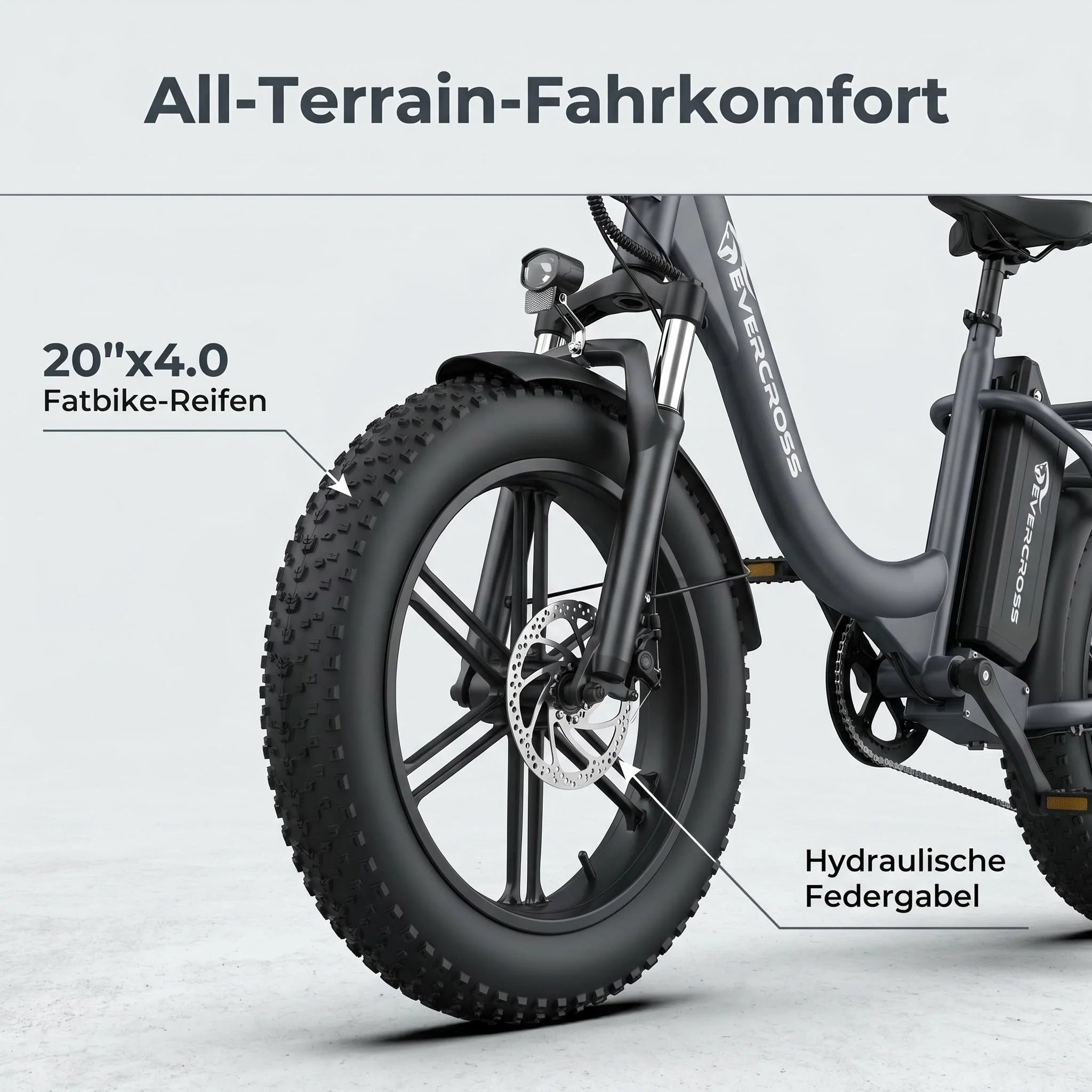 Vélo électrique Evercross Tech EK6 Ultra  20" | 250W