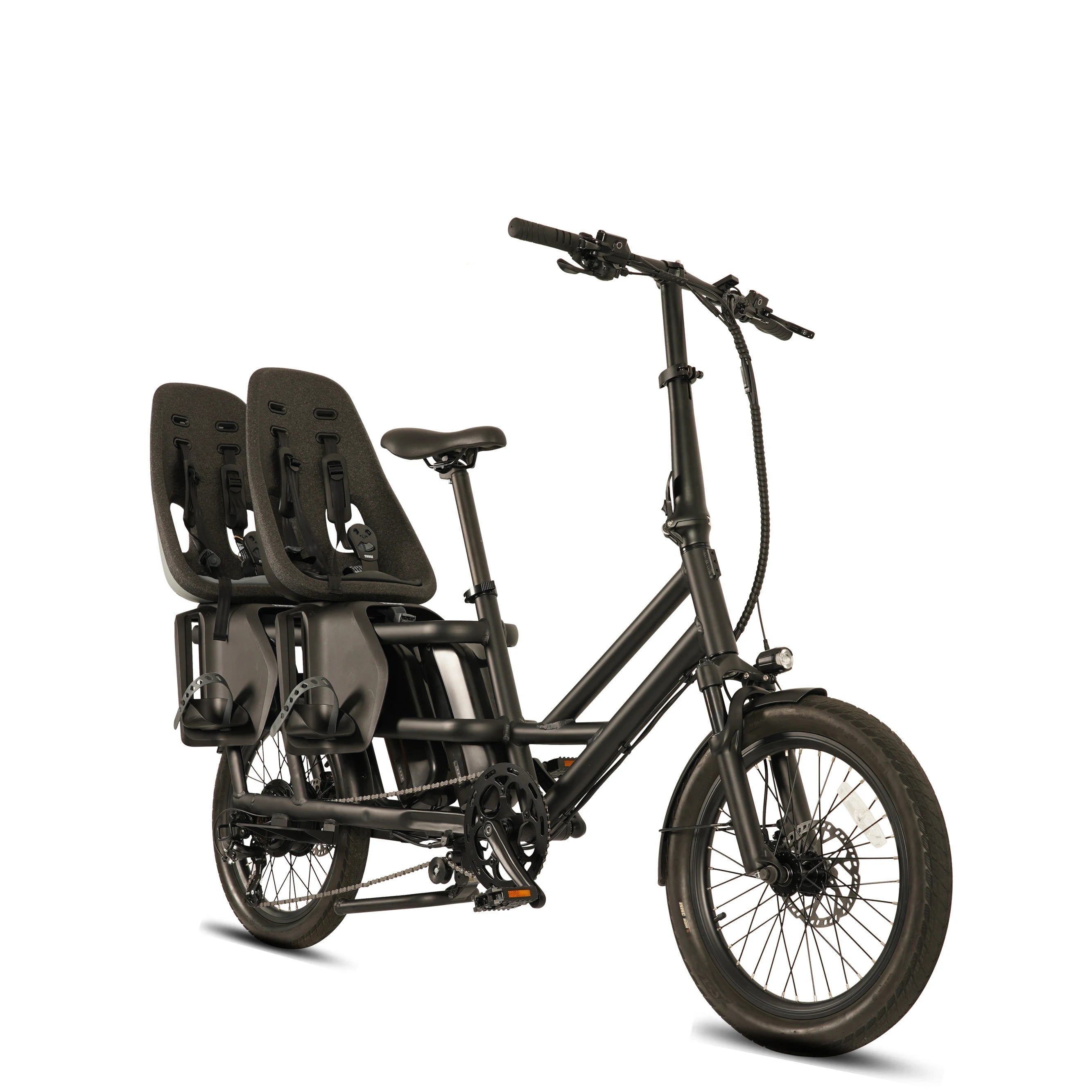 Vélo Électrique Cargo Longue Selle 500W 48V20Ah – 20 Pouces, Multifonctionnel