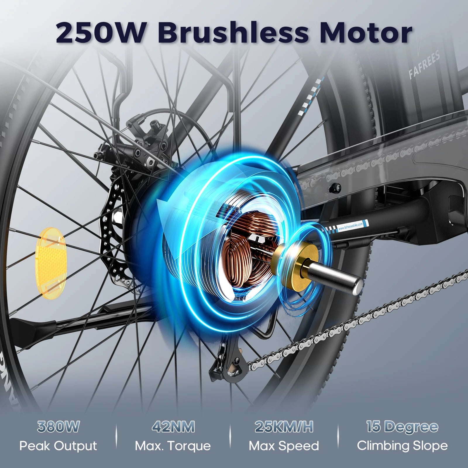 Vélo électrique FAFREES F26 26"  250W | 36V 25Ah