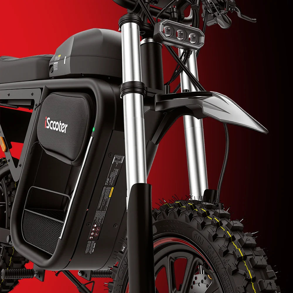 Moto électrique iSCOOTER DX5 MAX 17"  52V 20Ah | Autonomie 100 km