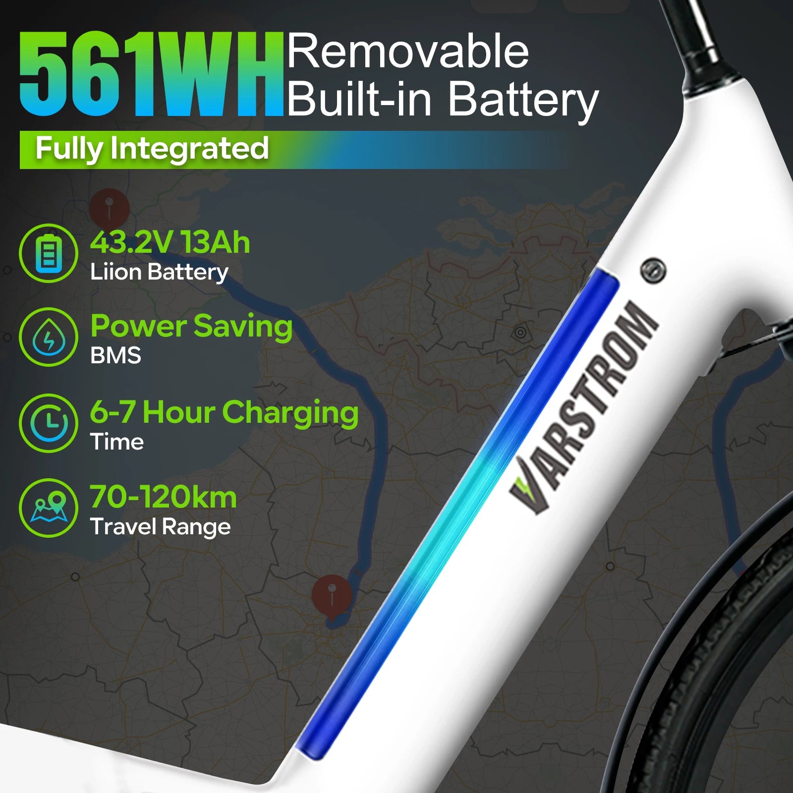 Vélo Électrique Urbain 28" – Moteur 250W
