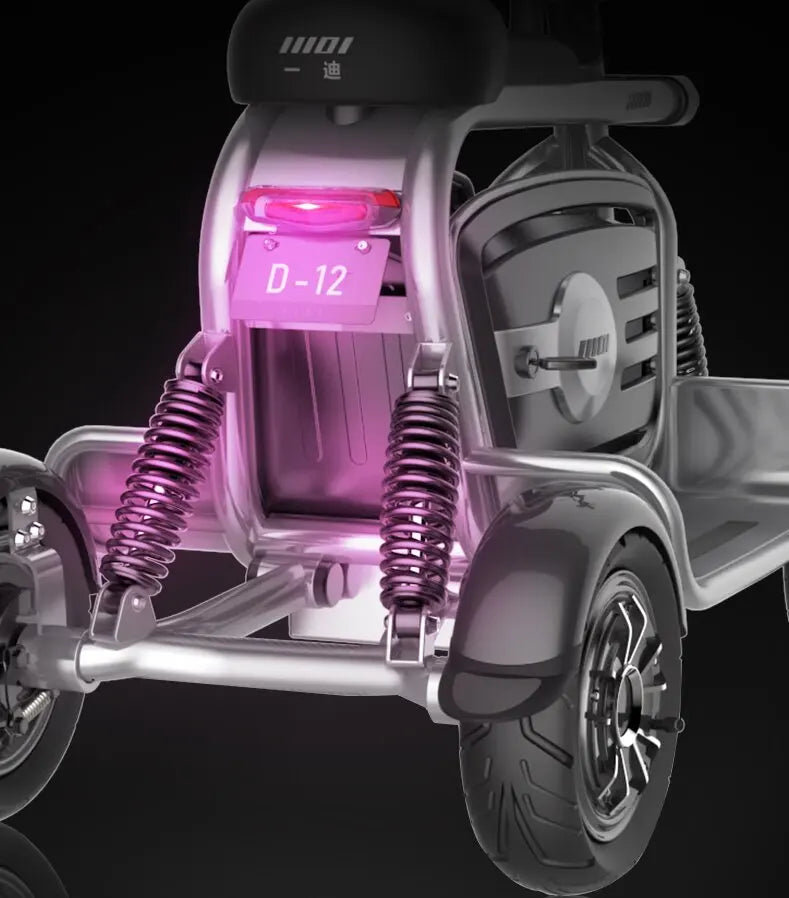 Scooter électrique 4 roues Daibot 400W×2 | 48V