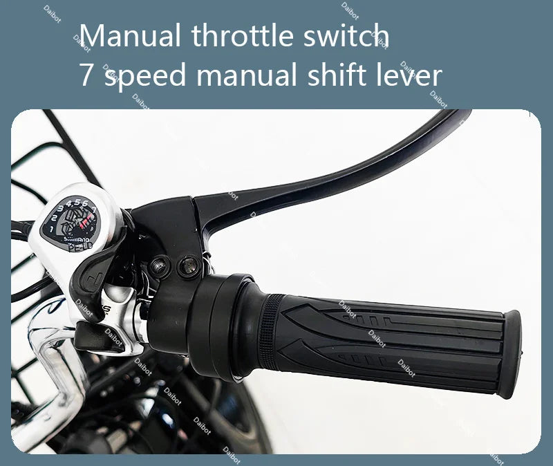 Tricycle Électrique Pliant 3 Roues — Fat Tire 20 pouces  500 W
