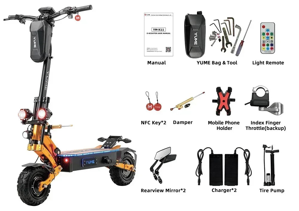 Trottinette Électrique YUME X11+ 6000W