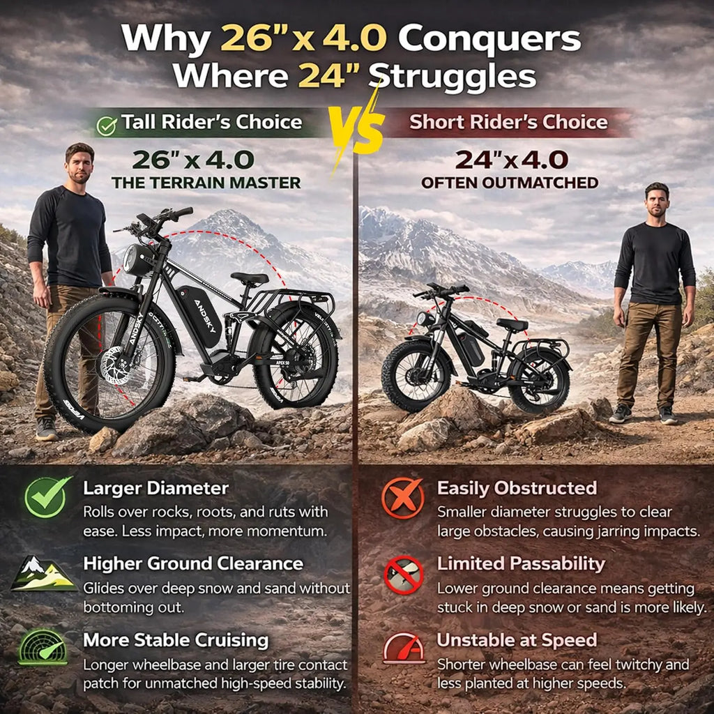 VTT électrique Cysum C01 26" double moteur 3000W 48V 20Ah