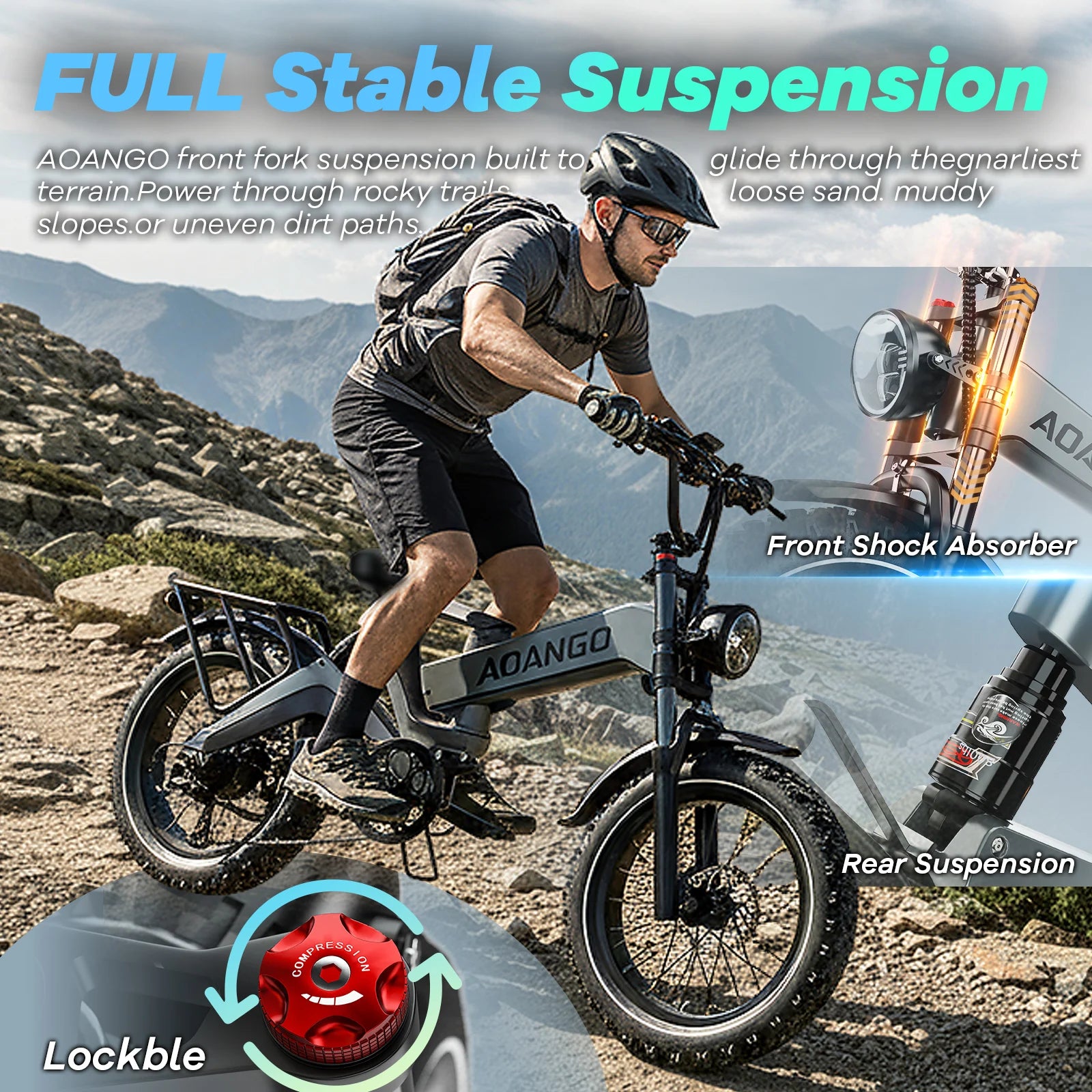 Vélo Électrique Pliant Aoango K6F